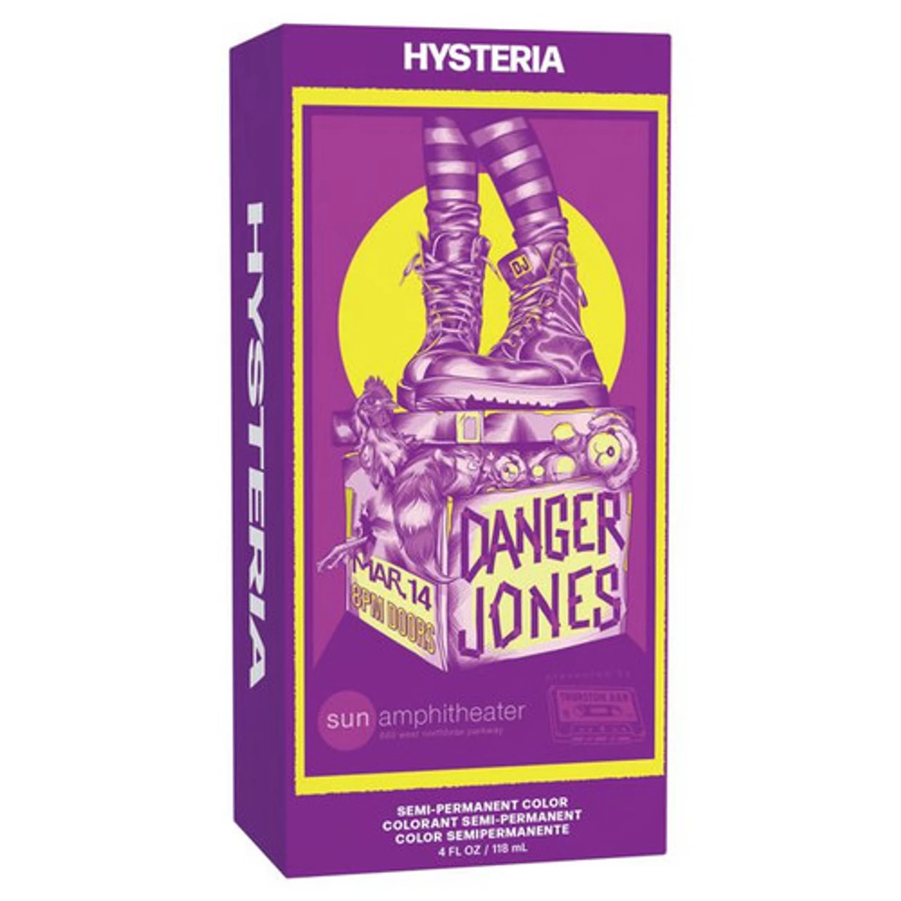 DANGER JONES Hysteria (Berry) Semi-Permanent Color 118ml