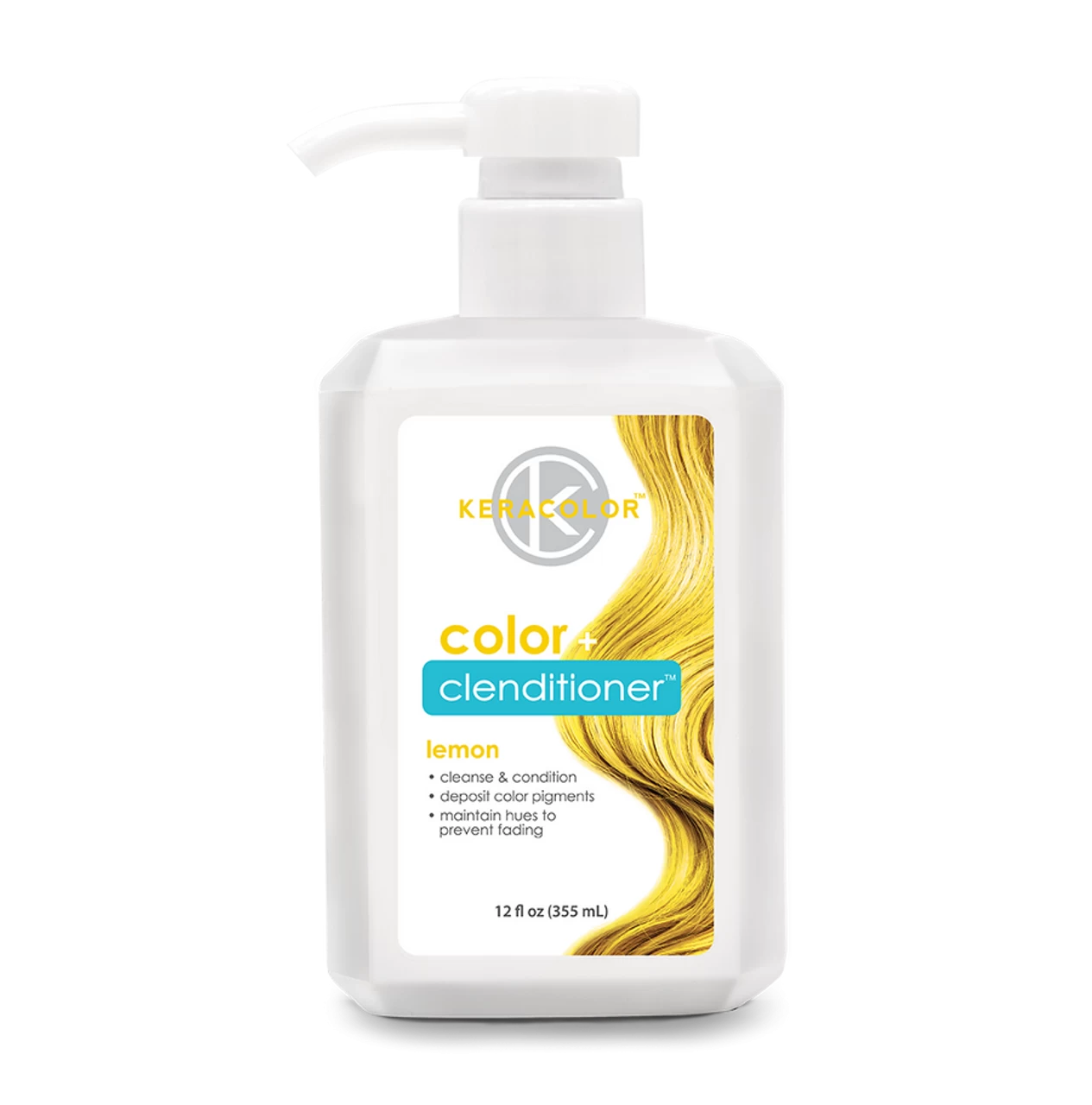 Keracolor Color Clenditioner Colour Shampoo Lemon 355ml