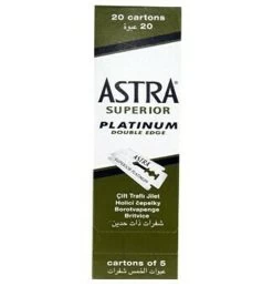 Astra Superior Platinum Double Edge Blades 100 Pack