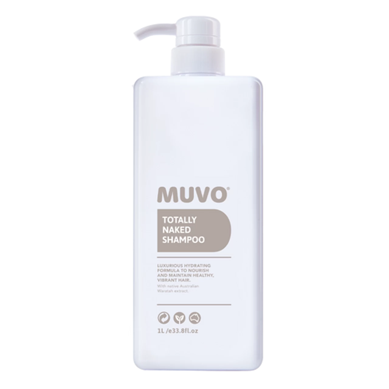 Muvo Totally Naked Shampoo 1 Litre